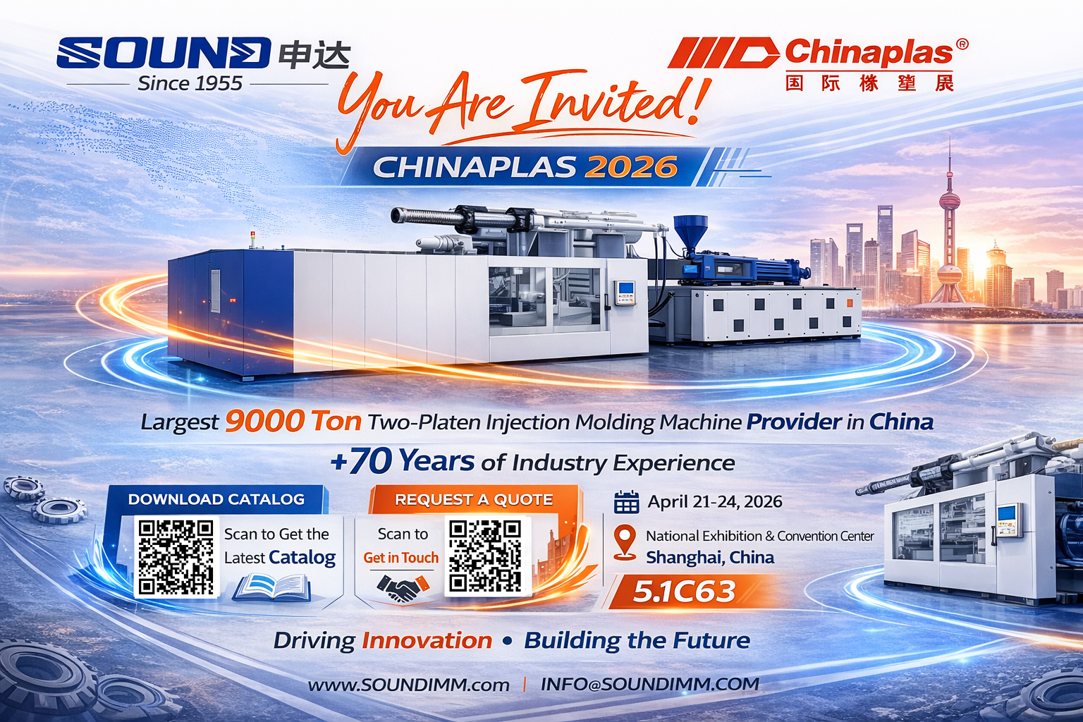 Meet SOUND at CHINAPLAS 2026!